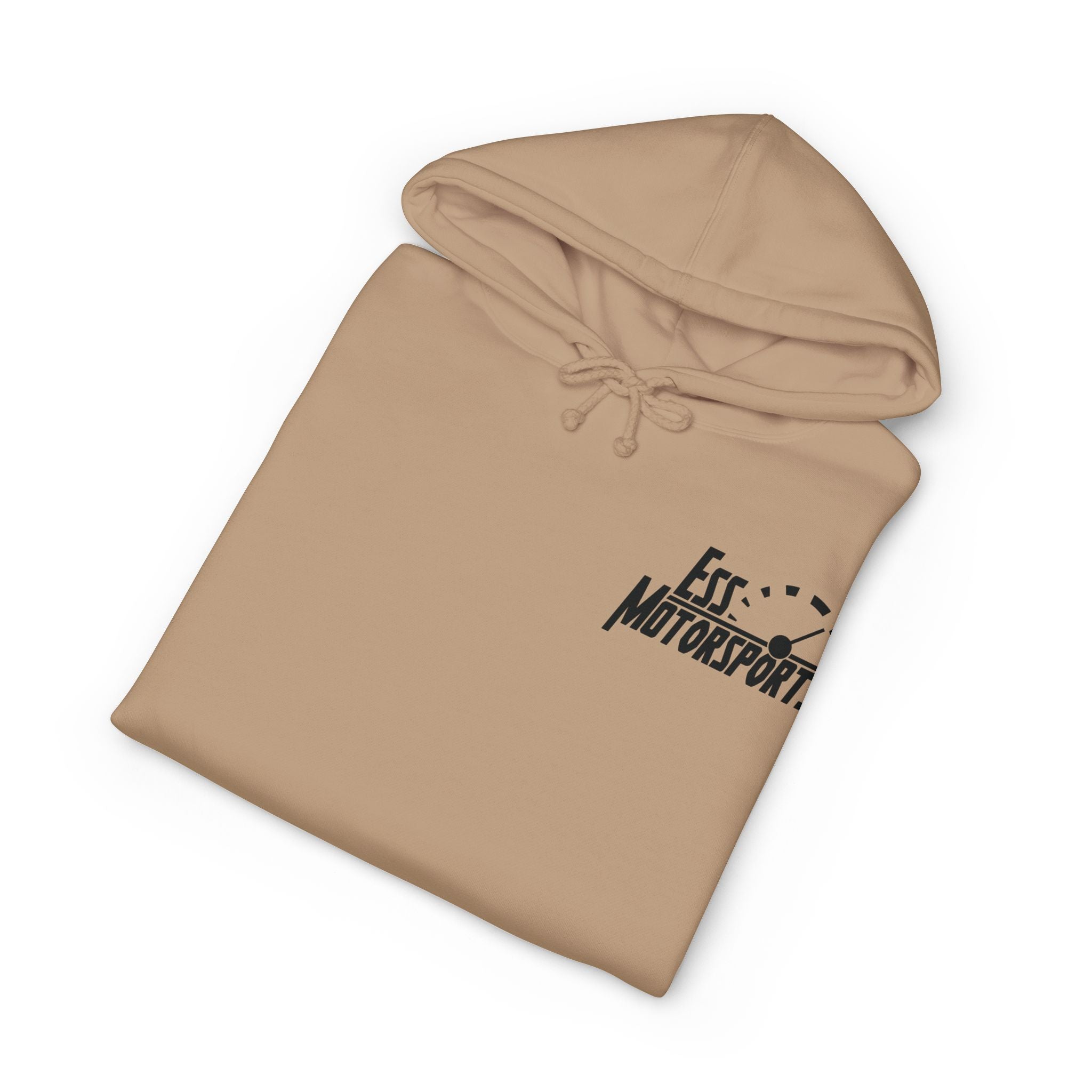 Ess Motorsports Logo Hoodie — Vintage Racing Pullover for Car Enthusiasts