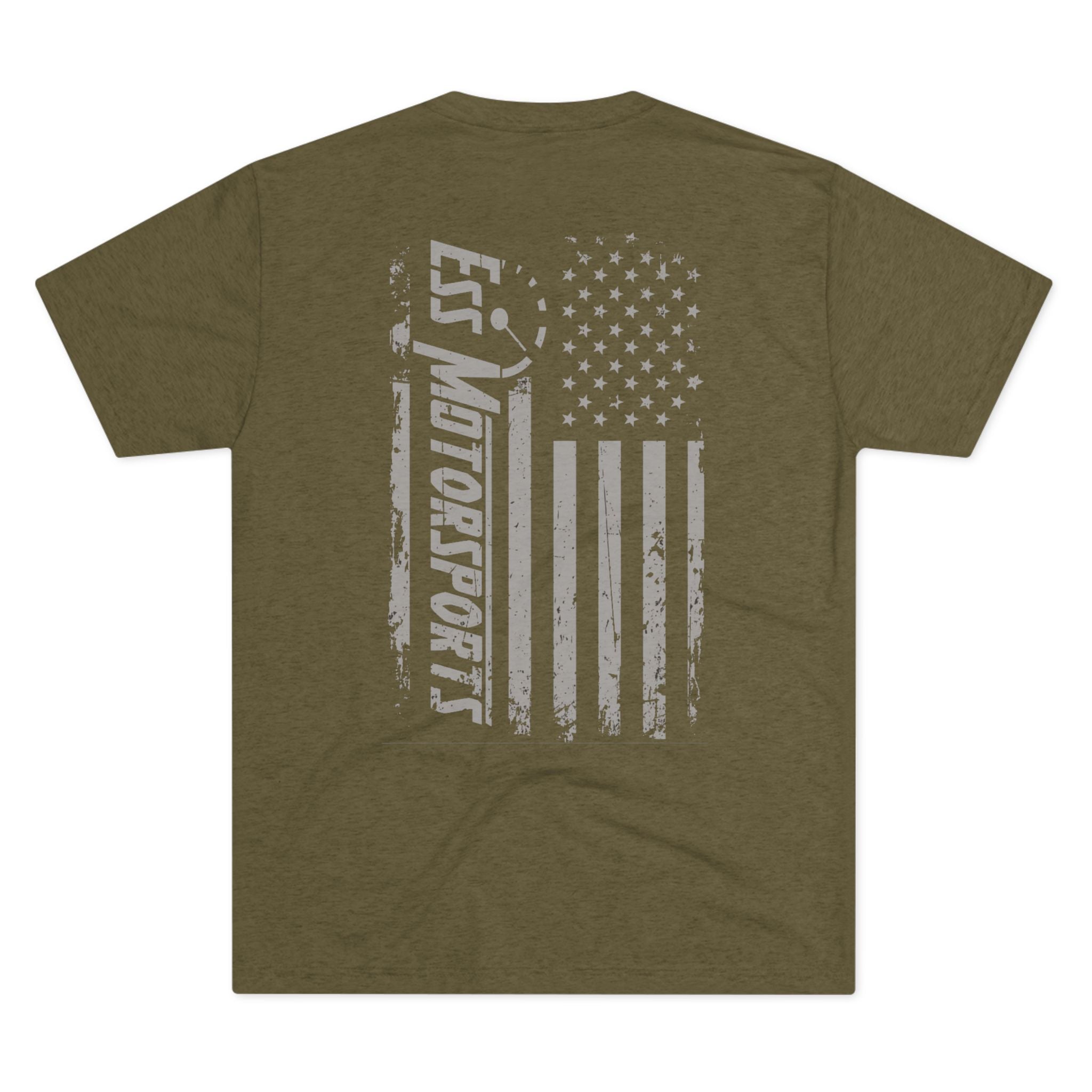 Motorsports American Flag Tee — ESS Motorsports Racing T-Shirt
