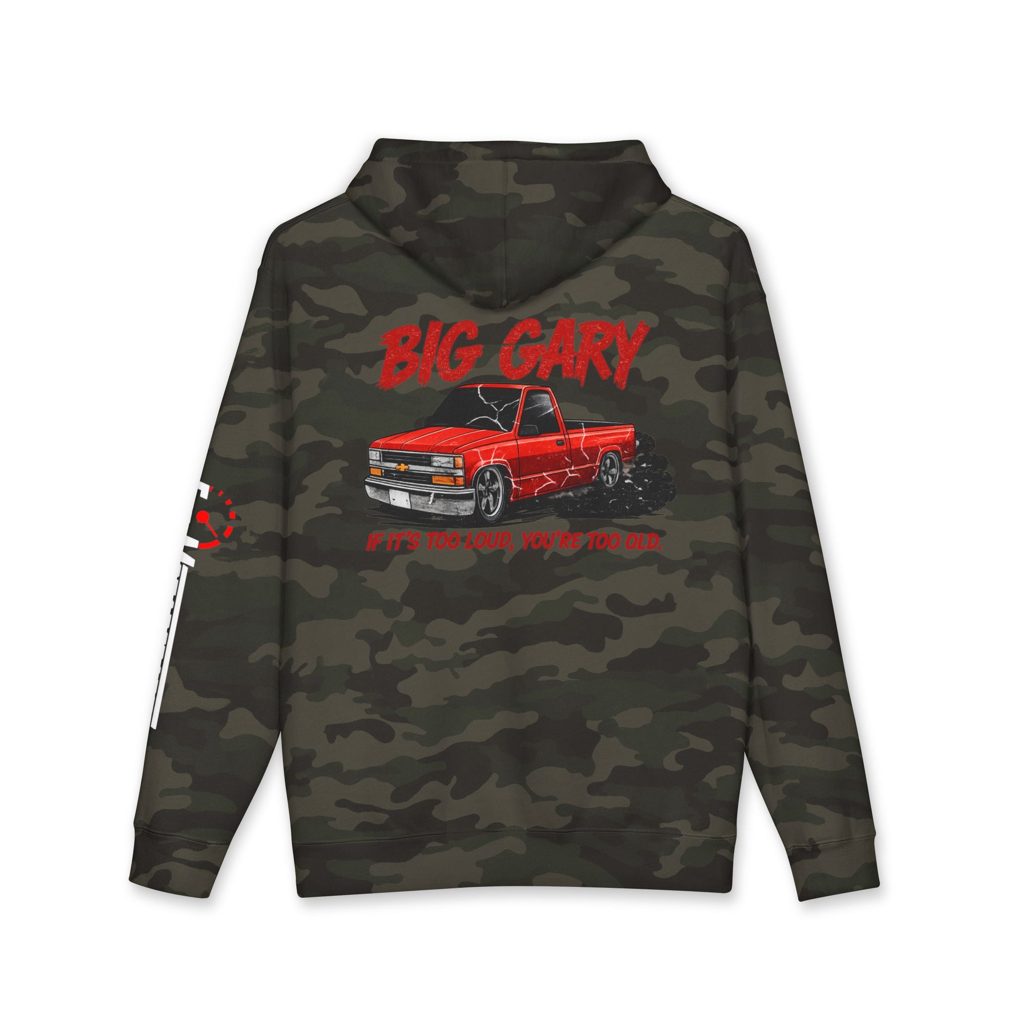 Big Gary Truck Hoodie — "If It's Too Loud, You're Too Old" Crewneck Pullover